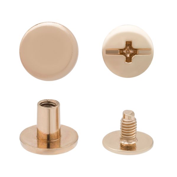 Винт для ремня 10 мм, упак(50шт) (золотой), MF55