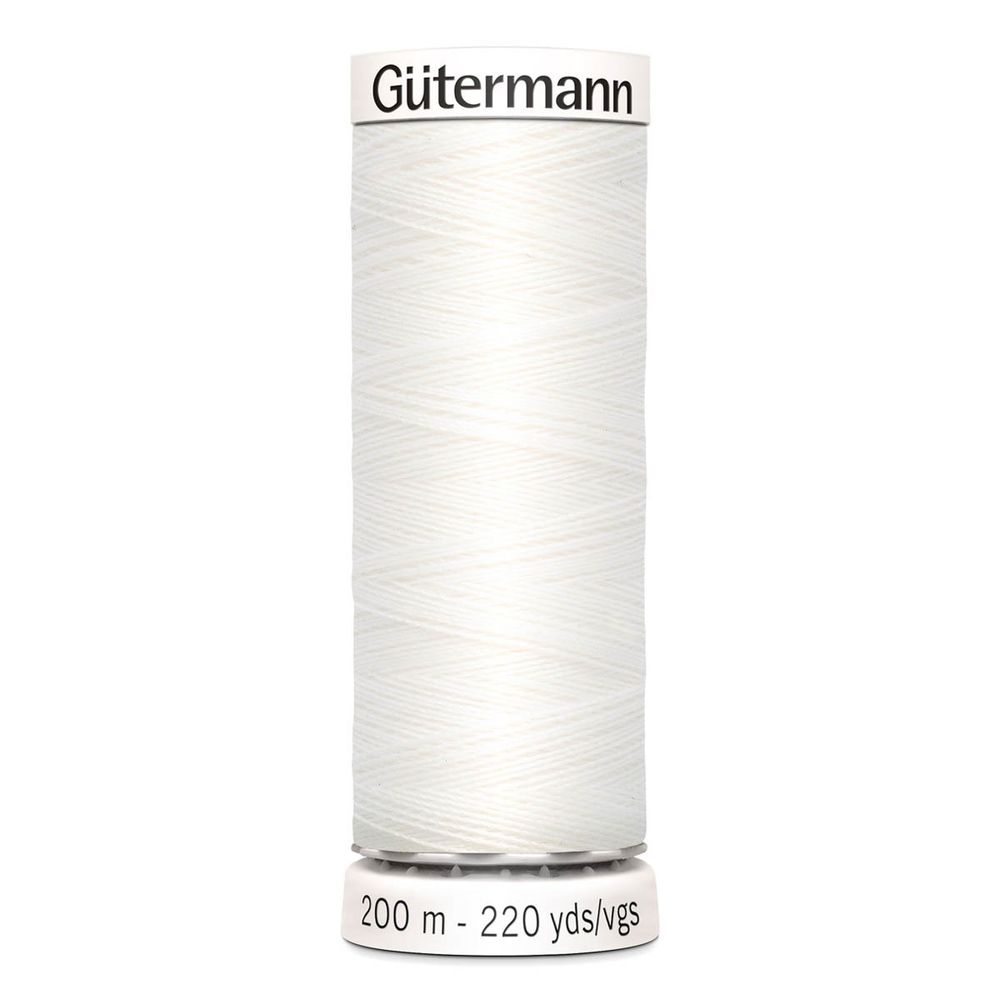 Нитки универсальные Gutermann Sew-all, 200м, _800 белый