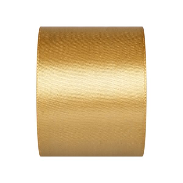 Лента атласная 1-сторонняя 75.0 мм / 33±2 метра, 148 горчичный, Gamma