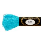 Мулине Радуга, цв.623 св. бирюза, Россия, 8 мотков по 15 метров