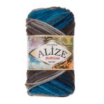 Пряжа Alize (Ализе) Burcum Batik / уп.5 мот. по 100 г, 210м, 4200 секционный A