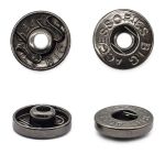 Часть кнопки Альфа (S-образная) ⌀11.5 мм (B-часть), чер.никель, 100 шт, S090532, BIG