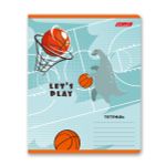 Тетрадь ученическая школьная, A5+ 18 л. на скобе 65 г/м², белизна 100%, 20 шт, клетка, 000709 Давайте играть !, Светоч 18ТЕТк-001