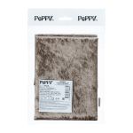 Плюш (ткань) 00 Peppy PCVL, 250±5 г/м², 48х48 см, винтажный, 05 т.бежевый