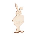 Заготовка из фанеры на подставке, 3.8х2.6х9 см, 2 шт, Заяц с яйцом, Mr.Carving КЛ-27