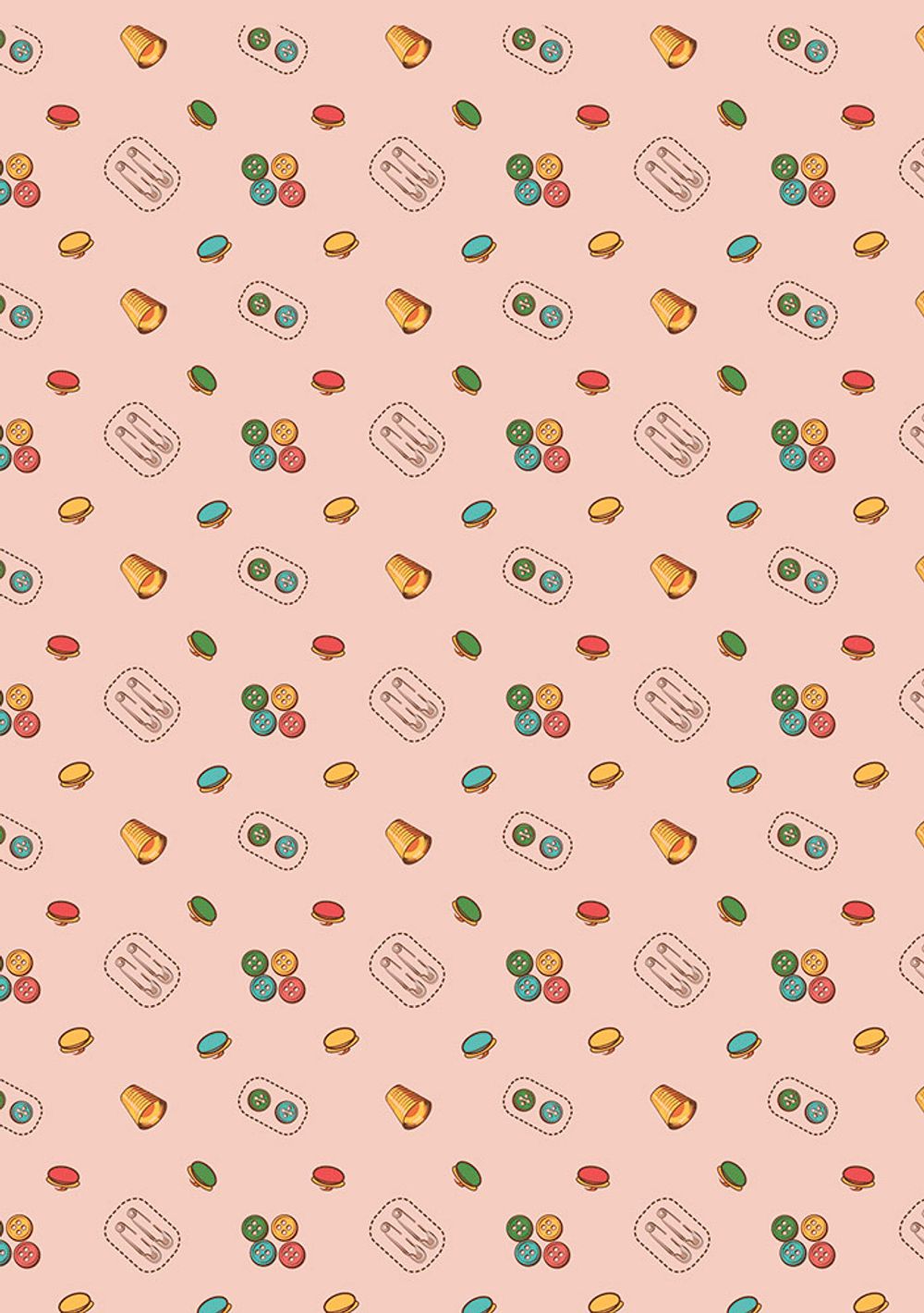 Ткань для пэчворка Peppy Век моды, отрез 50х55 см, 146 г/м², ВМ-11 розовый, Peppy