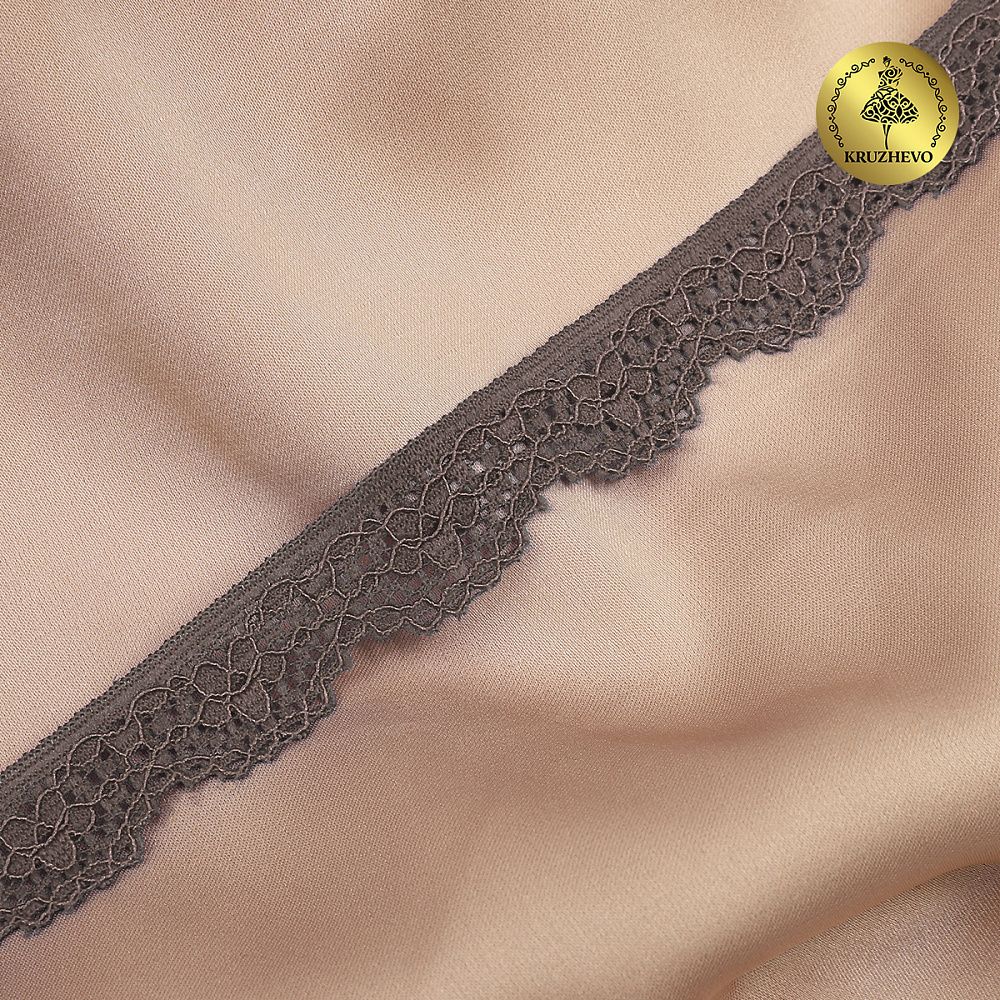 Кружево эластичное (стрейч) 8031 15мм цв.L1645 шиншилла, 50м, Kruzhevo