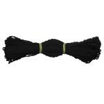 Тесьма вьюнчик, 3 мм, 30 метров (черный), 30 метров