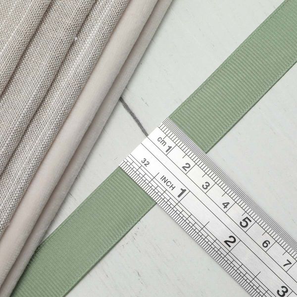 Лента репсовая (в рубчик) 20.0 мм, 103 шалфей, уп.18,28 м