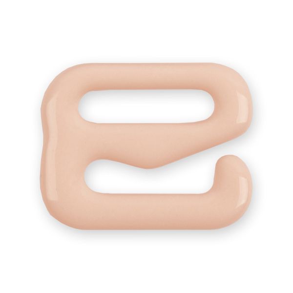 Крючки для бюстгальтера металл 8.0 мм, 50 шт, бежевый, Blitz HPK-8