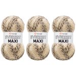 Пряжа YarnArt (ЯрнАрт) Everest Maxi / уп.3 мот. по 200 г, 134 м, 8022 меланж