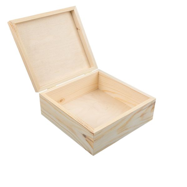 Заготовка деревянная Шкатулка, сосна, 20х20х9 см, ВД-365 Mr.Carving