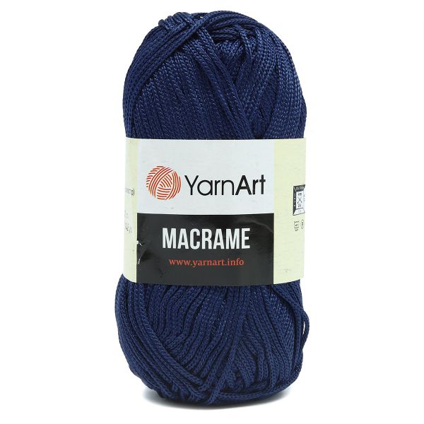 Пряжа YarnArt (ЯрнАрт) Macrame / уп.6 мот. по 90 г, 130м, 162 фиолетовый джинс