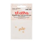 Кримп зажимной 2.5х2.5 мм, 50 шт, 02 под золото, Zlatka FMK-X04