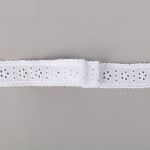 Кружево шитьё 35 мм / 9±0.2 метров, Турция, белый, Gamma GYEM-3501