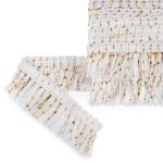 Бахрома отделочная 80.0 мм / 25 метров, 001 белый, Gamma 2025