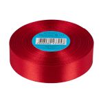 Лента атласная 1-сторонняя 25.0 мм / 33±2 метра, 112 т.красный, Gamma