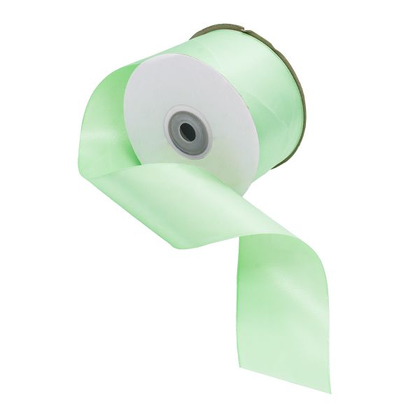 Лента атласная 1-сторонняя 50.0 мм / 32.9 метра, 481017, 8069/3028 св. бирюзовый