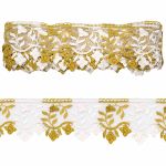 Кружево на сетке 80 мм, 9м