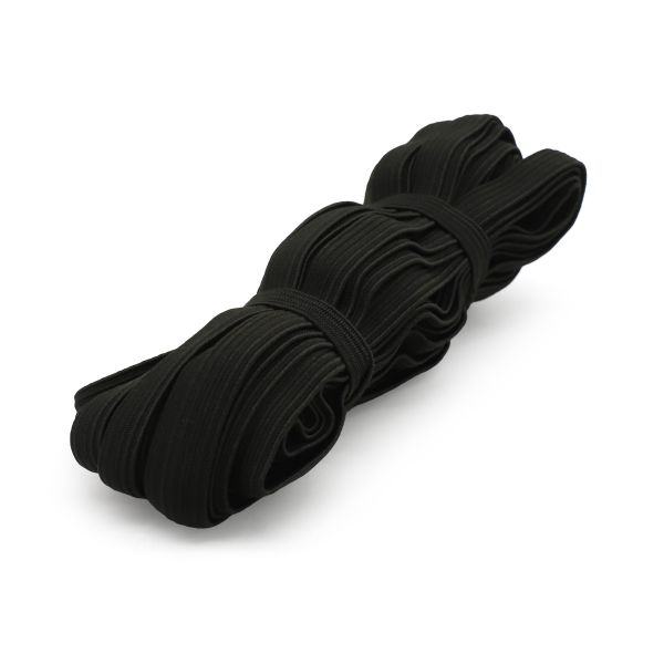 Резинка бельевая (стандартная) 10.0 мм / 10х10 метров, черный, С1049