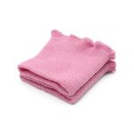 Манжеты трикотажные 6.0х7.0 см, 1 пара, тонкие малые 14 кл, 1х1, 401/8 миндальный, розовый