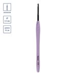 Крючок для вязания с прорезиненной ручкой ⌀3.0 мм, 16 см, алюминий, Gamma RH-BL