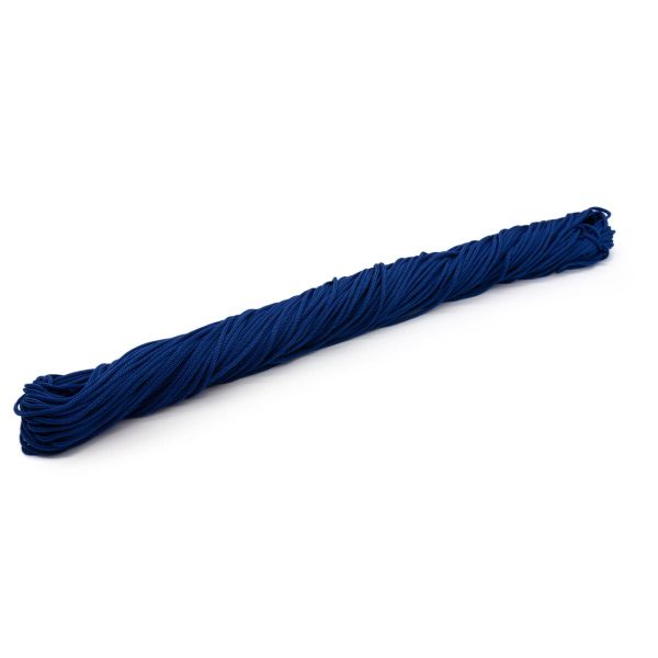 Шнур полипропилен круглый вязаный ⌀5.0 мм / 100 метров, 5-15 синий