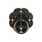 Ручка для шкатулок 3х3 см, 5 шт, 02 бронза, Mr.Carving