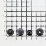 Кнопка Альфа (S-образная) ⌀15.0 мм, ≈72 шт, СТАЛЬ, оксид, NEW STAR