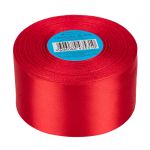 Лента атласная 1-сторонняя 50.0 мм / 33±2 метра, 026 красный, Gamma