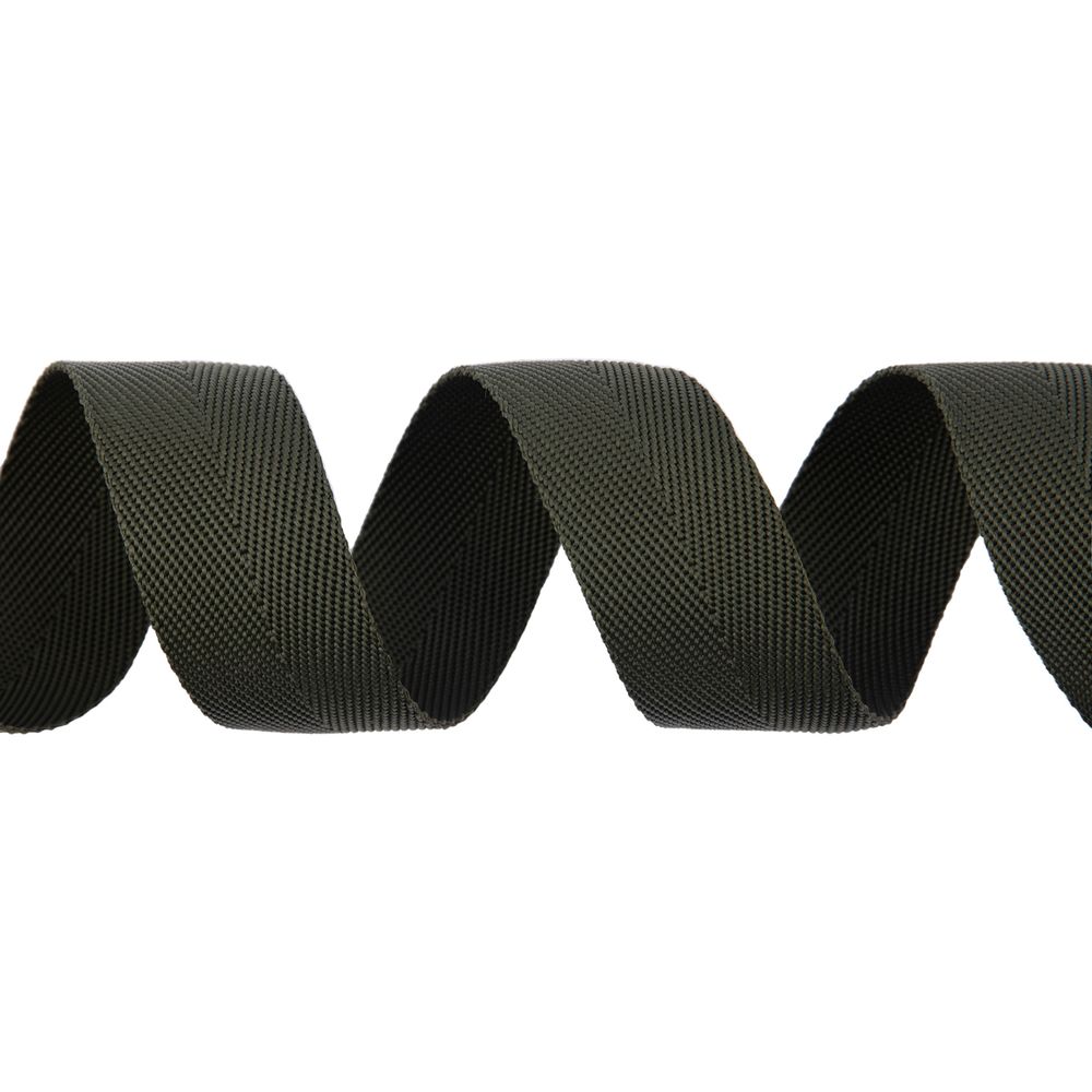 Стропа (ременная лента) 40 мм / 25 метров, толщ. 1.44 мм, [14.4 г/пог.м], 100% п/п, хаки, рис. 3114, Gamma С1594Г17