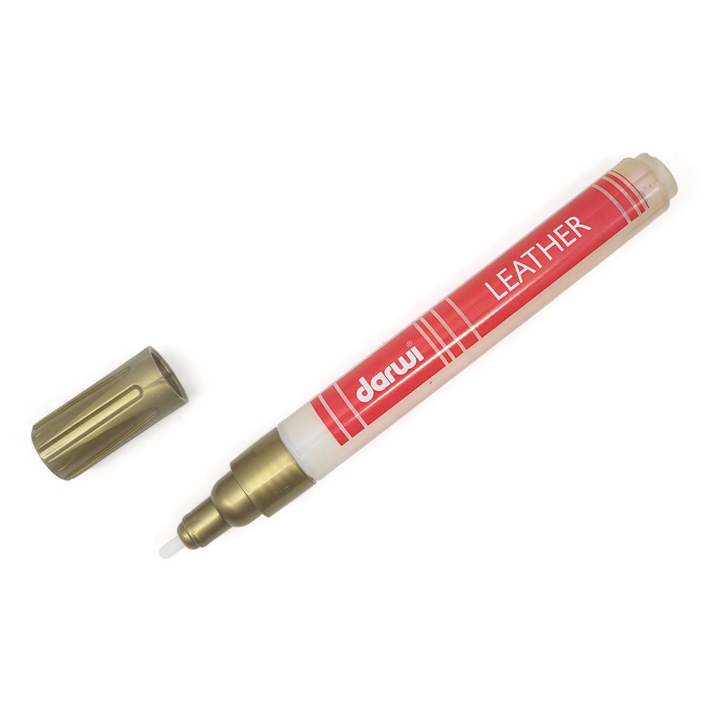 Маркер для кожи Darwi LEATHER, 2 мм (050 золотой) DA0420013