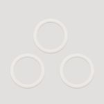 Кольца для бюстгальтера металл ⌀11.0 мм, 004 приглушенный белый, Arta, 50 шт