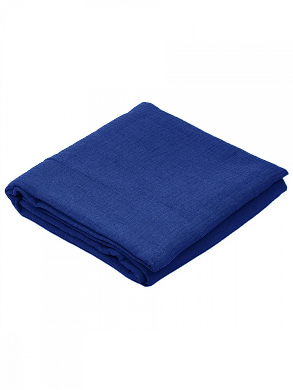 Муслин 125 г/м², 130 см / 2 метра, TBY.Mus.24723.27.2, цв.27 синий