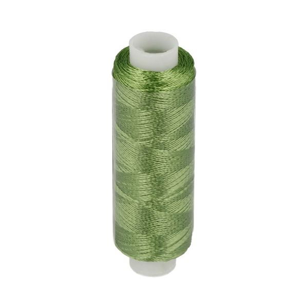 Нитки вышивальные Gamma V150/2, 10х200 ярдов, 3249 травяной