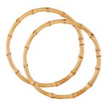 Ручки для сумки 15 см, 2 шт, бамбук, Gamma