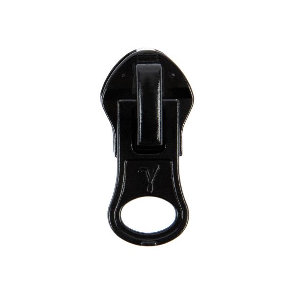 Слайдер (замок) для молнии спираль Т10 (10 мм), замок-автомат, 10 шт, черный №310, Gamma