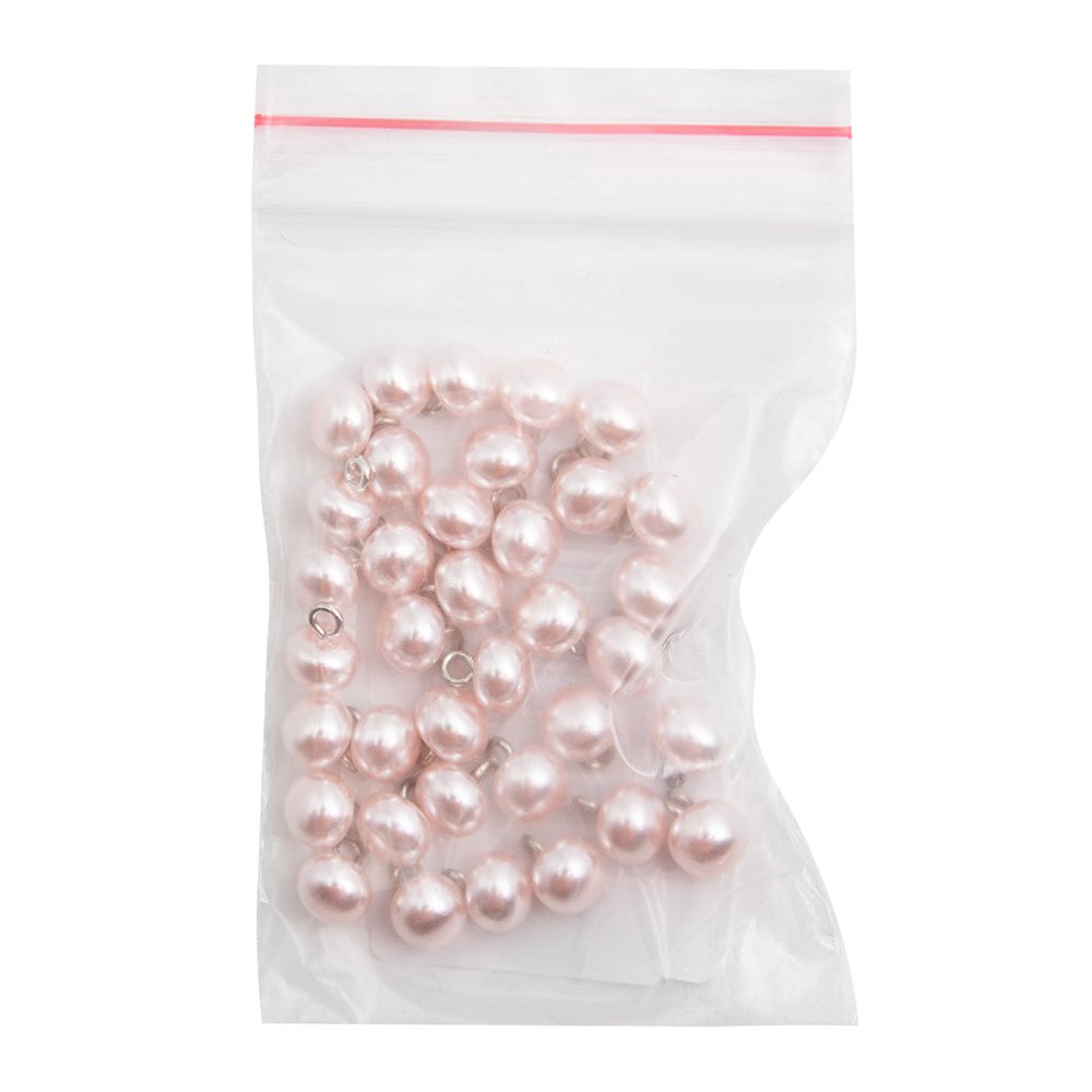 Пуговицы на ножке 8мм (Pink1 (розовый1)), 36 шт