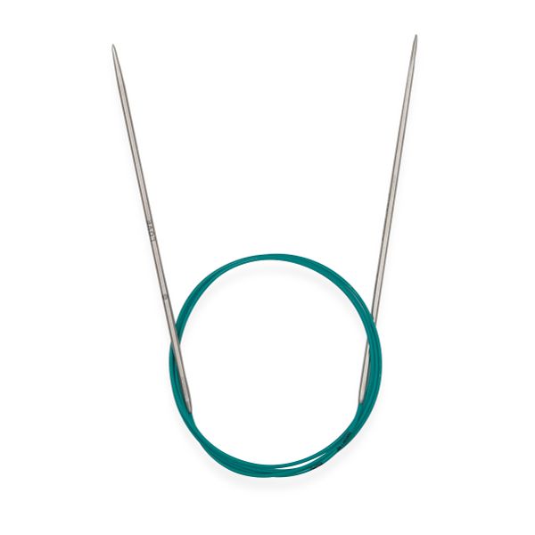 Спицы круговые KnitPro Mindful 2,5мм/100см, нержавеющая сталь, серебро, 36113