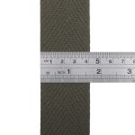 Тесьма (лента) киперная 40 мм / 50 метров, 13 г/м, 100% полиэфир, 24 олива