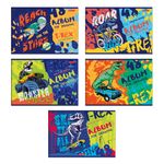 Альбом для рисования 100 г/м², A4 29х20.5 см, на скобе 48 л., 10 шт, 48АЛСК4_000262 Нашествие, Светоч