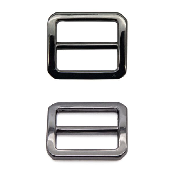 Пряжка регулировочная металл 18 мм, чер.никель ГР, 6908, 10 шт, BIG