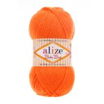 Пряжа Alize (Ализе) Baby Best / уп.5 мот. по 100 г, 240м, 408 оранжевый A