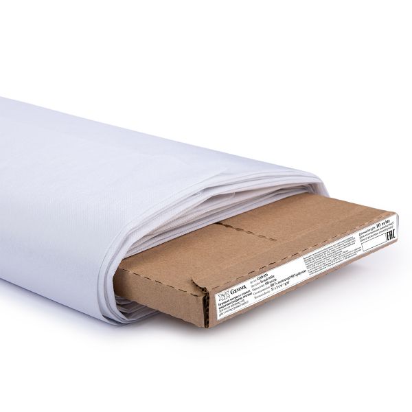 Флизелин клеевой точечный 37 г/м², 100 см / рул. 10 м, белый, GDD-830, Gamma GDD-830