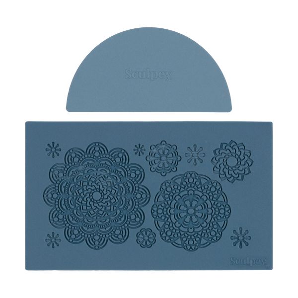 Форма силиконовая для слепков Sculpey Silicone Bakeable Mold -Mandala, Sculpey APM49