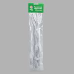 Проволока синельная объемная Цветок 12 мм / 300мм, 15 шт, Astra&Craft (B-040 белый)