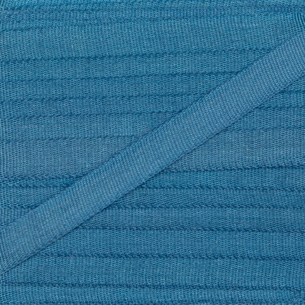 Лента (тесьма) шелковая 4.0 мм / 45.5±0.5 метров, №262 синий, Gamma SR-4