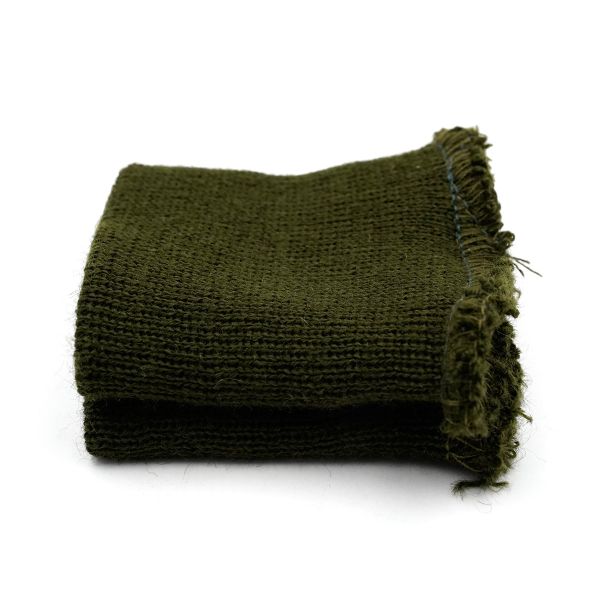 Манжеты трикотажные 6.0х7.0 см, 1 пара, тонкие малые 14 кл, 1х1, 369/1 оливковый