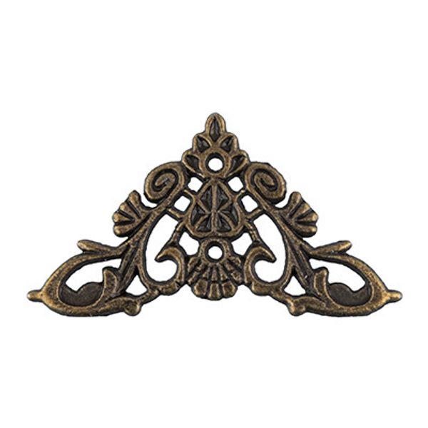 Накладка для шкатулок 3.5х3.5 см, 20 шт, 02 бронза, Mr.Carving