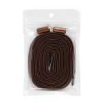 Шнурки эластичные с застежкой 6 мм, №10 т. Коричневый, Gamma GBG-06